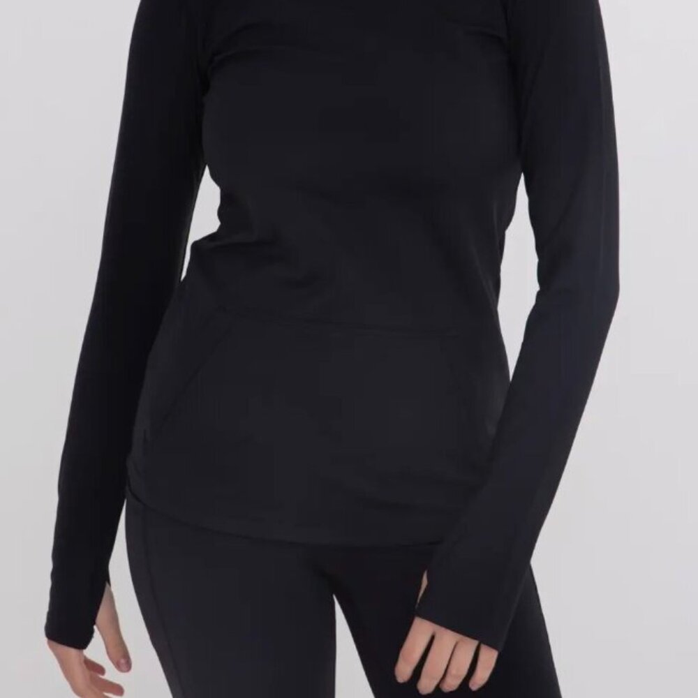 MONO B Long Sleeve ACTIVE Shirt With Thumbholes NWT